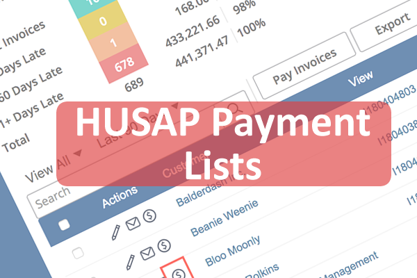 HUSAP Payment List