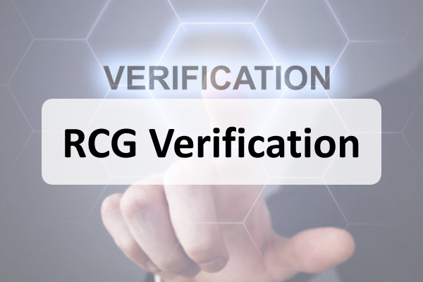 RCG Verification